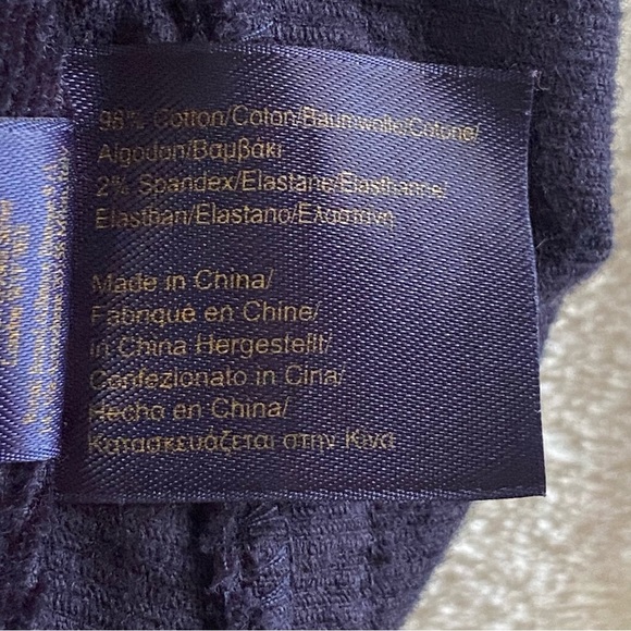 BROOKS BROTHERS / Navy Blue Corduroy Mini Skirt Size 8 - Picture 6 of 11
